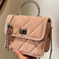 Women's Portable Diamond Chain Messenger Bag