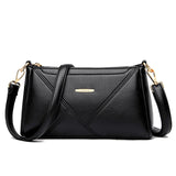 Texture Soft Leather Crossbody Bag Fashion Lady